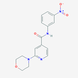 molecular formula C16H16N4O4 B13933587 n-(3-Nitrophenyl)-2-morpholinopyridine-4-carboxamide CAS No. 263400-91-5