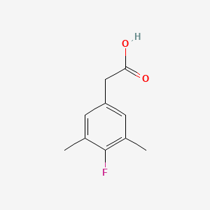 molecular formula C10H11FO2 B1393359 4-Fluoro-3,5-dimethylphenylacetic acid CAS No. 1000544-58-0