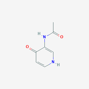 molecular formula C7H8N2O2 B1393362 N-(4-Hydroxypyridin-3-yl)acetamide CAS No. 101860-99-5