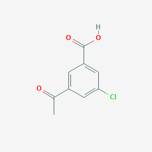 molecular formula C9H7ClO3 B13933636 3-Acetyl-5-chlorobenzoic acid CAS No. 1393566-58-9