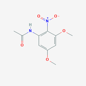 molecular formula C10H12N2O5 B13933637 N-(3,5-dimethoxy-2-nitrophenyl)acetamide 