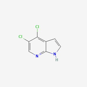 molecular formula C7H4Cl2N2 B1393364 4,5-Dichloro-1H-pyrrolo[2,3-b]pyridine CAS No. 1142192-58-2