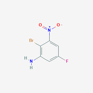 molecular formula C6H4BrFN2O2 B13933640 2-Bromo-5-fluoro-3-nitroaniline 