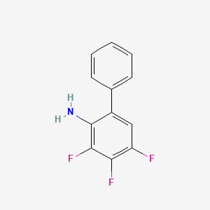 molecular formula C12H8F3N B13933675 3,4,5-Trifluoro-[1,1-biphenyl]-2-amine 