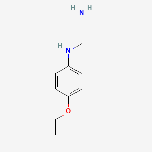 molecular formula C12H20N2O B13933700 N1-(4-Ethoxyphenyl)-2-methyl-1,2-propanediamine 