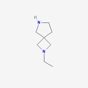 molecular formula C8H16N2 B13933701 2,6-Diazaspiro[3.4]octane, 2-ethyl- 