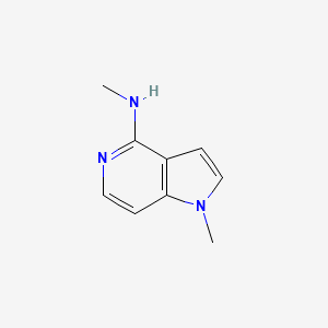 molecular formula C9H11N3 B13933718 N,1-dimethyl-1h-pyrrolo[3,2-c]pyridin-4-amine CAS No. 102839-57-6