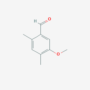 molecular formula C10H12O2 B13933749 5-Methoxy-2,4-dimethylbenzaldehyde 