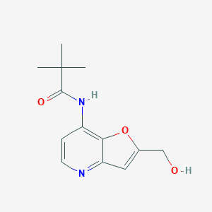 N-(2-(Hydroxymethyl)furo[3,2-b]pyridin-7-yl)-pivalamide