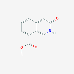 molecular formula C11H9NO3 B13933825 Methyl 2,3-dihydro-3-oxo-8-isoquinolinecarboxylate CAS No. 1017969-33-3