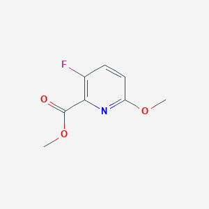 molecular formula C8H8FNO3 B13933907 Methyl 3-fluoro-6-methoxypicolinate 