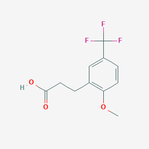 3-[2-Methoxy-5-(trifluoromethyl)phenyl]propionic acid