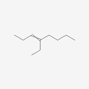 molecular formula C10H20 B13933981 4-Ethyl-3-octen CAS No. 53966-51-1
