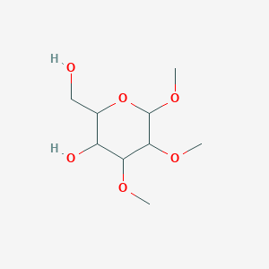 molecular formula C₉H₁₈O₆ B013934 α-D-吡喃葡萄糖苷，2,3-二-O-甲基- CAS No. 14048-30-7