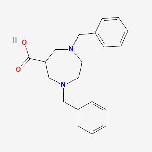 molecular formula C20H24N2O2 B13934055 1,4-Dibenzyl-[1,4]diazepane-6-carboxylic acid 