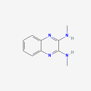 molecular formula C10H12N4 B13934152 N,N'-Dimethylquinoxaline-2,3-diamine CAS No. 63666-09-1