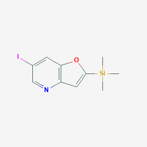 6-Iodo-2-(trimethylsilyl)furo[3,2-b]pyridine