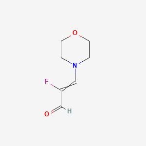 molecular formula C7H10FNO2 B13934161 2-Fluoro-3-(4-morpholinyl)-2-propenal 