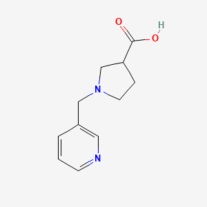 1-(Pyridin-3-ylmethyl)pyrrolidine-3-carboxylic acid