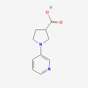 molecular formula C10H12N2O2 B1393420 1-(Pyridin-3-yl)pyrrolidine-3-carboxylic acid CAS No. 1086374-86-8
