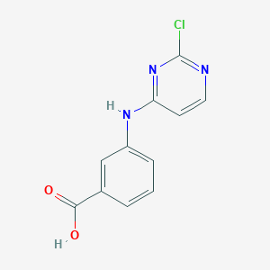 3-[(2-Chloropyrimidin-4-yl)amino]benzoic acid