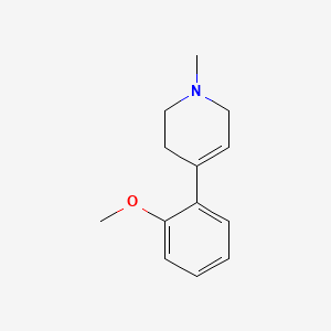 molecular formula C13H17NO B13934270 Pyridine, 1,2,3,6-tetrahydro-4-(2-methoxyphenyl)-1-methyl- CAS No. 107534-97-4