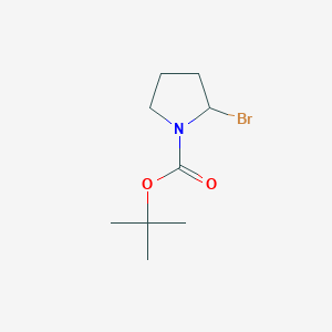 molecular formula C9H16BrNO2 B13934288 tert-Butyl 2-bromopyrrolidine-1-carboxylate 