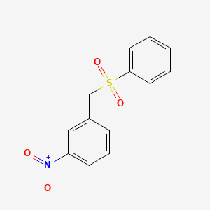 1-Nitro-3-[(phenylsulfonyl)methyl]benzene