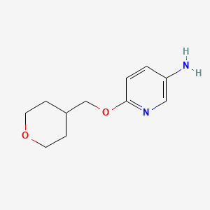 6-(Tetrahydro-2H-pyran-4-ylmethoxy)pyridin-3-amine