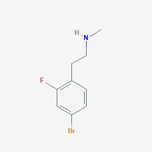N-[2-(4-Bromo-2-fluorophenyl)ethyl]-N-methylamine