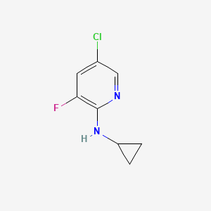 5-chloro-N-cyclopropyl-3-fluoropyridin-2-amine