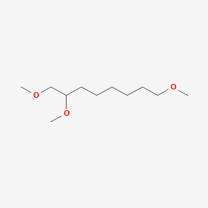 molecular formula C11H24O3 B13934382 1,2,8-Trimethoxyoctane CAS No. 62635-58-9