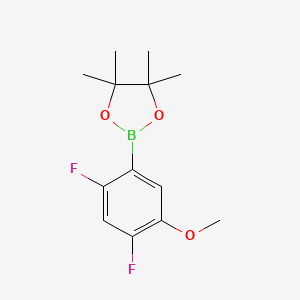 2-(2,4-Difluoro-5-methoxyphenyl)-4,4,5,5-tetramethyl-1,3,2-dioxaborolane