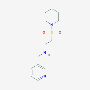[2-(Piperidin-1-ylsulfonyl)ethyl](pyridin-3-ylmethyl)amine