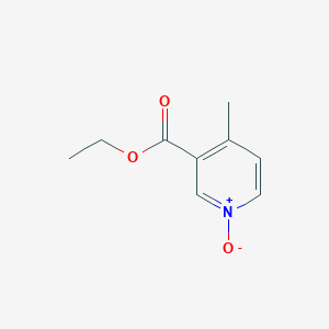molecular formula C9H11NO3 B13934471 Ethyl 4-methyl-1-oxidopyridin-1-ium-3-carboxylate CAS No. 6344-79-2
