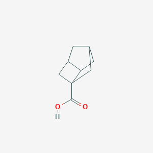 molecular formula C9H12O2 B139345 Tricyclo[3.2.1.0~3,6~]octane-3-carboxylic acid CAS No. 156895-19-1