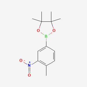 4,4,5,5-Tetramethyl-2-(4-methyl-3-nitrophenyl)-1,3,2-dioxaborolane