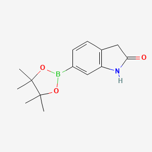 6-(4,4,5,5-Tetramethyl-1,3,2-dioxaborolan-2-YL)indolin-2-one