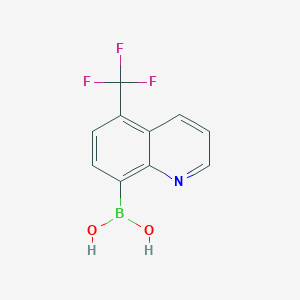 (5-(Trifluoromethyl)quinolin-8-yl)boronic acid