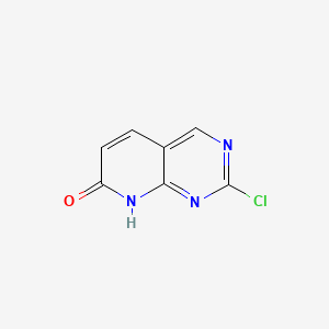 molecular formula C7H4ClN3O B13934621 2-Chloropyrido[2,3-d]pyrimidin-7(8H)-one 