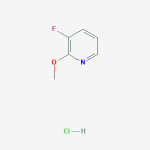 molecular formula C6H7ClFNO B1393483 3-Fluoro-2-methoxypyridine hydrochloride CAS No. 1150163-74-8