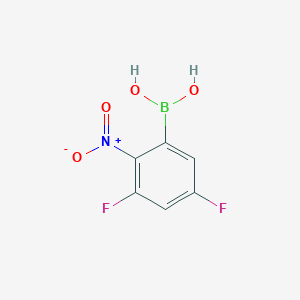 molecular formula C6H4BF2NO4 B1393485 (3,5-Difluoro-2-nitrophenyl)boronic acid CAS No. 1150114-60-5