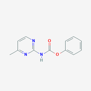 molecular formula C12H11N3O2 B13935171 phenyl N-(4-methylpyrimidin-2-yl)carbamate CAS No. 901310-24-5