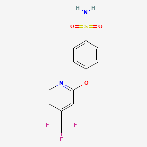 4-{[4-(Trifluoromethyl)pyridin-2-yl]oxy}benzenesulfonamide