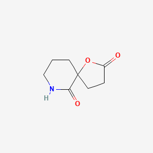 molecular formula C8H11NO3 B13935344 1-Oxa-7-azaspiro[4.5]decane-2,6-dione 