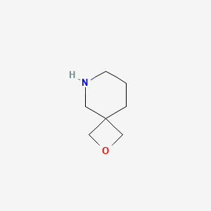 molecular formula C7H13NO B1393536 2-氧杂-6-氮杂螺[3.5]壬烷 CAS No. 1046153-20-1