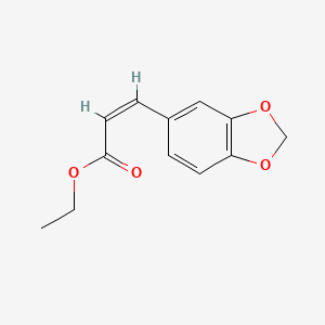 molecular formula C12H12O4 B13935365 Ethyl (Z)-3-(1,3-benzodioxol-5-yl)acrylate CAS No. 57134-55-1