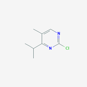 molecular formula C8H11ClN2 B1393543 2-Chloro-4-isopropyl-5-methylpyrimidine CAS No. 1227046-62-9