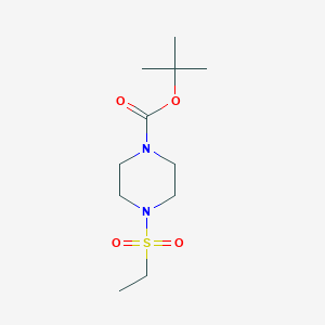 molecular formula C11H22N2O4S B1393553 tert-Butyl 4-(ethanesulfonyl)-piperazine-1-carboxylate CAS No. 1009576-98-0