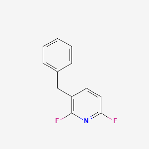 molecular formula C12H9F2N B13935741 3-Benzyl-2,6-difluoropyridine 